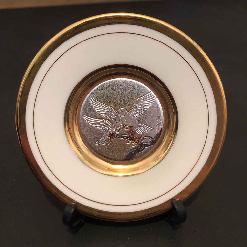 Original Chokin Art Collection Plate